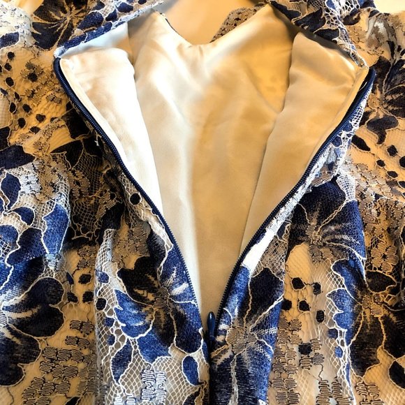 FRENCH CONNECTION VNeck Lace Top - Picture 9 of 9